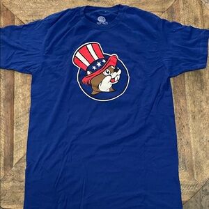 Buc-ees Freedom Patriotic Blue Graphic Tee